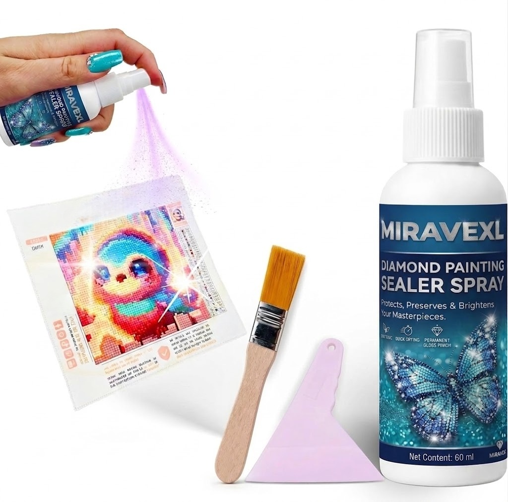 Resin Art Canvas - ล็อคความเงางามของคุณ: Miravexl Quick Dry Diamond Painting