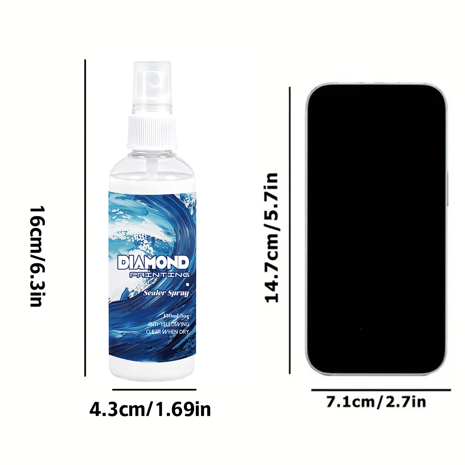 สเปรย์เคลือบเพชร 150 มล. สำหรั - Resin Art Craft บทวิจารณ์และราคา