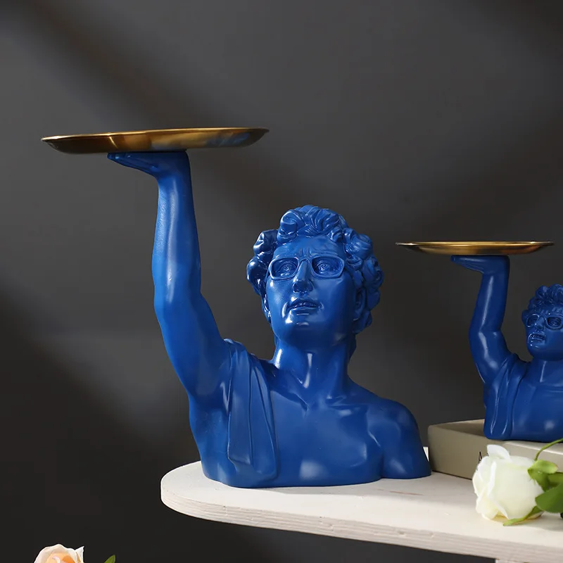 ถาดรูปปั้นเดวิดคลาสสิก รูปปั้น - Resin Art Anniversary Gift บทวิจารณ์และราคา