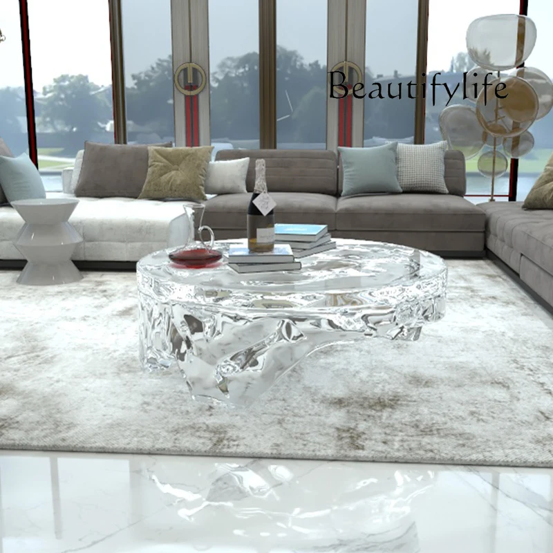 โต๊ะกาแฟเรซิ่นทรงพิเศษสไตล์มิน - Resin Art Coffee Table บทวิจารณ์และราคา