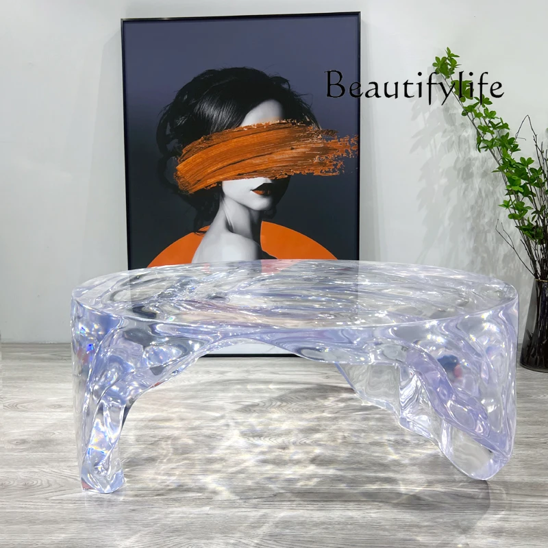 โต๊ะกาแฟเรซิ่นทรงพิเศษสไตล์มิน - Resin Art Coffee Table บทวิจารณ์และราคา