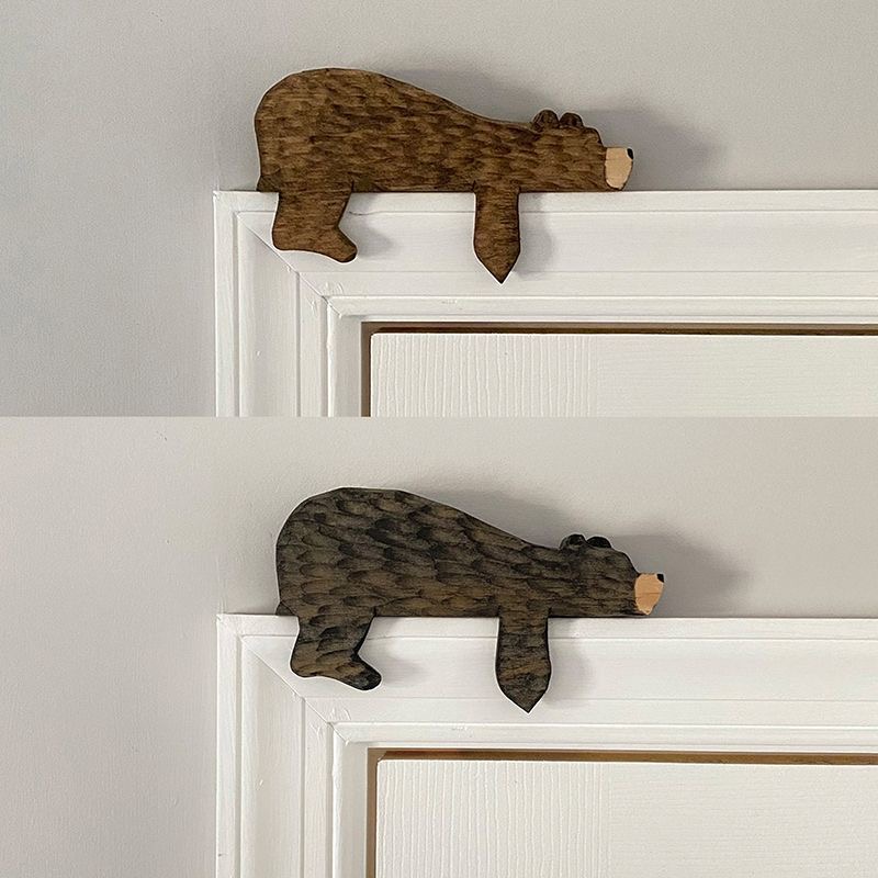 สไตล์นอร์ดิกใหม่สนุกไม้หมีสีน้ - Resin Art With Wood บทวิจารณ์และราคา