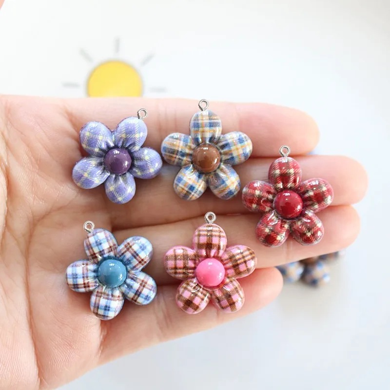 จี้เรซิ่นรูปดอกไม้หวานๆ 10 ชิ้ - Resin Art Craft บทวิจารณ์และราคา