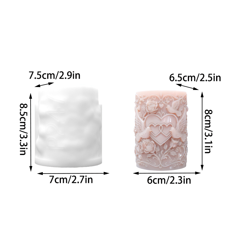 แม่พิมพ์ซิลิโคนรูปเทียนรูปหัวใ - Resin Art Design บทวิจารณ์และราคา