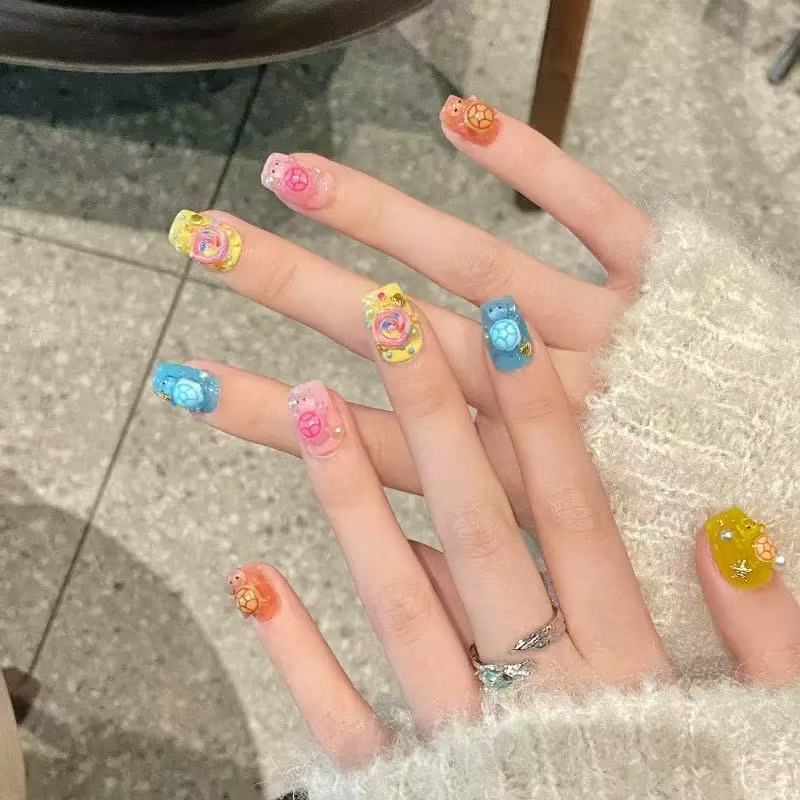 100 ชิ้นจี้เรซินรูปเต่าหลากสีแ - Resin Art Craft บทวิจารณ์และราคา