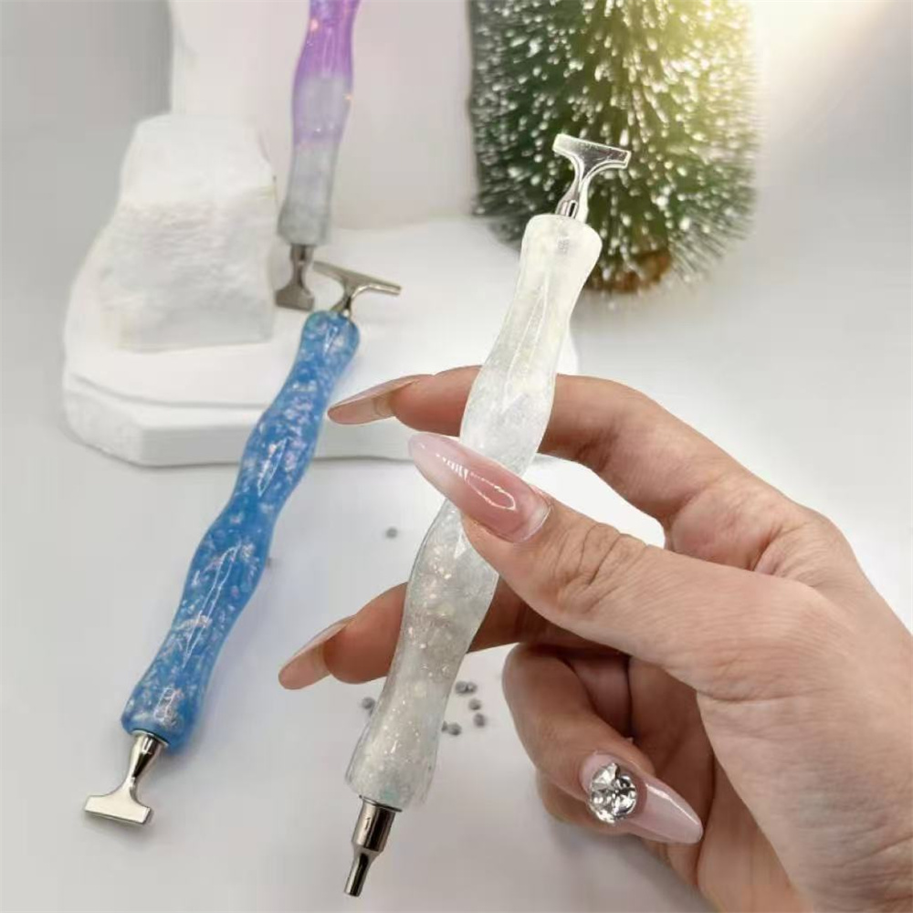 ปากกาเพชรเรซิ่นแบบใหม่ ลายคลื่ - Resin Art Canvas บทวิจารณ์และราคา