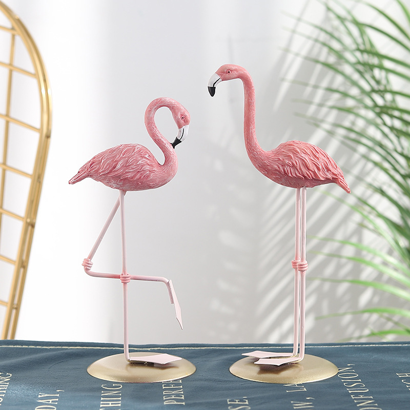ฟิกเกอร์นกฟลามิงโกสีชมพู 3 ชิ้ - Resin Art For Wedding Gift บทวิจารณ์และราคา