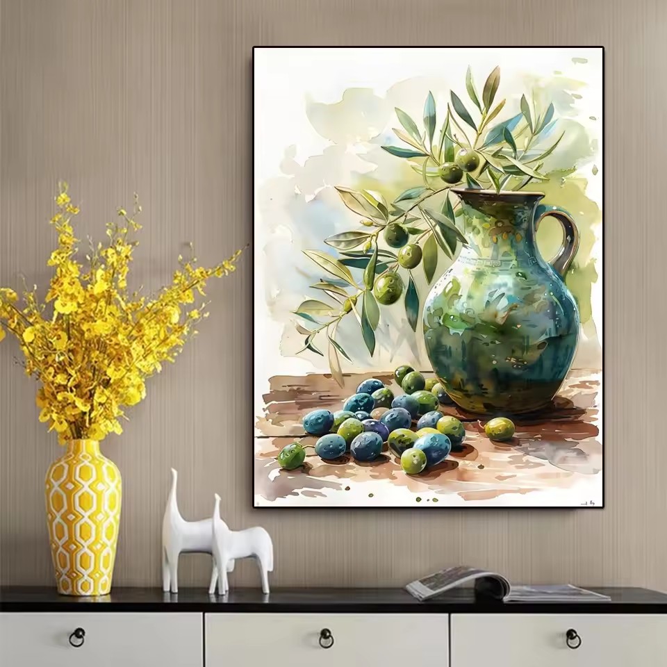ภาพวาดเพชร 5D DIY ลายผลไม้ใหม่ - Resin Art Images บทวิจารณ์และราคา