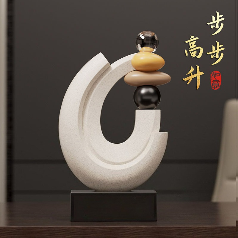 ของตกแต่งบ้าน รูปปั้นหินนำโชค  - Resin Art Anniversary Gift บทวิจารณ์และราคา