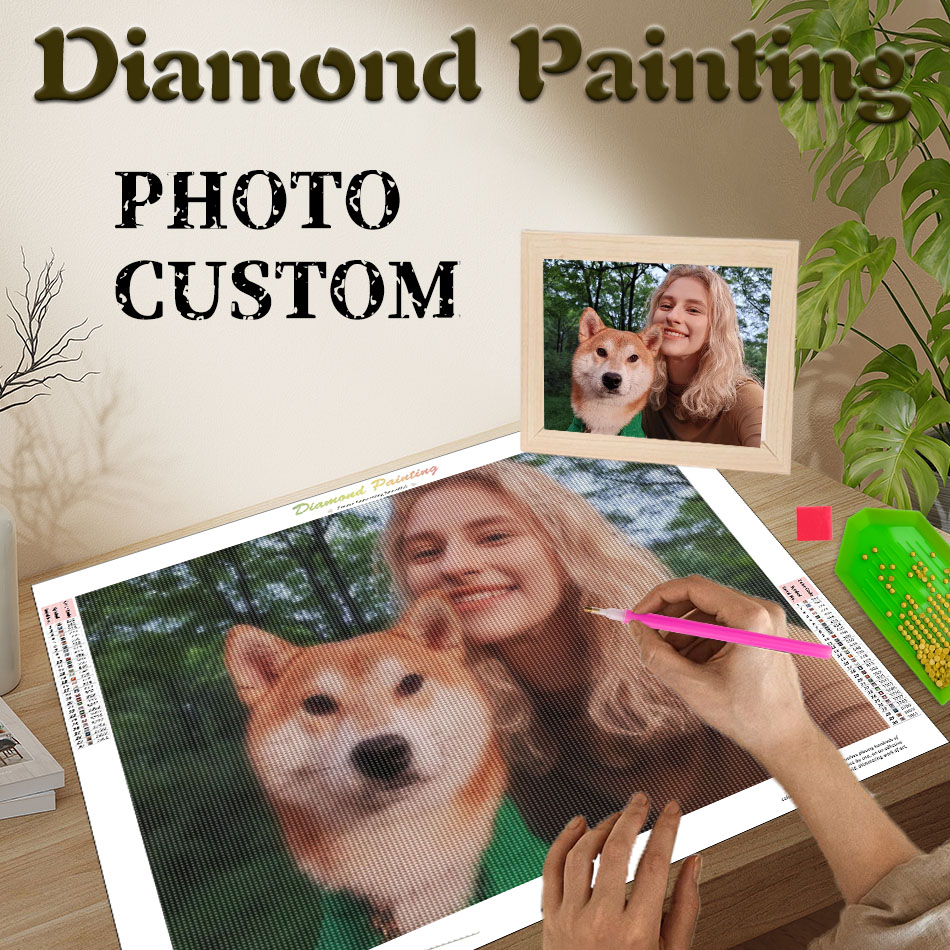ภาพวาดเพชรแบบกำหนดเอง สร้างสรร - Resin Art For Wedding Gift บทวิจารณ์และราคา