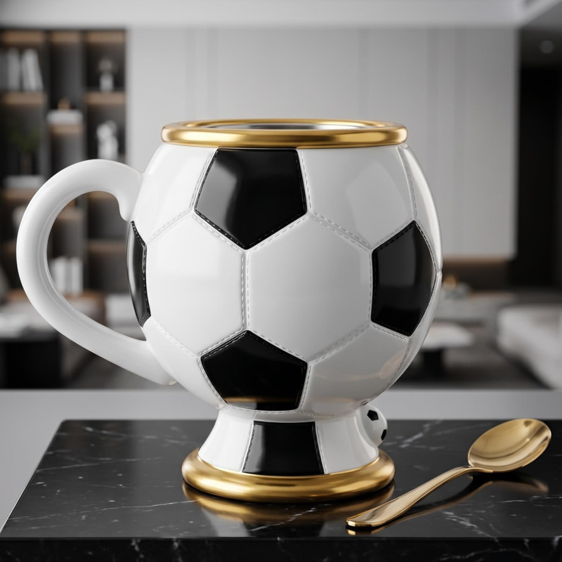 แก้วกาแฟลายฟุตบอล ทำจากเรซิ่นแ - Resin Art Coffee Table บทวิจารณ์และราคา