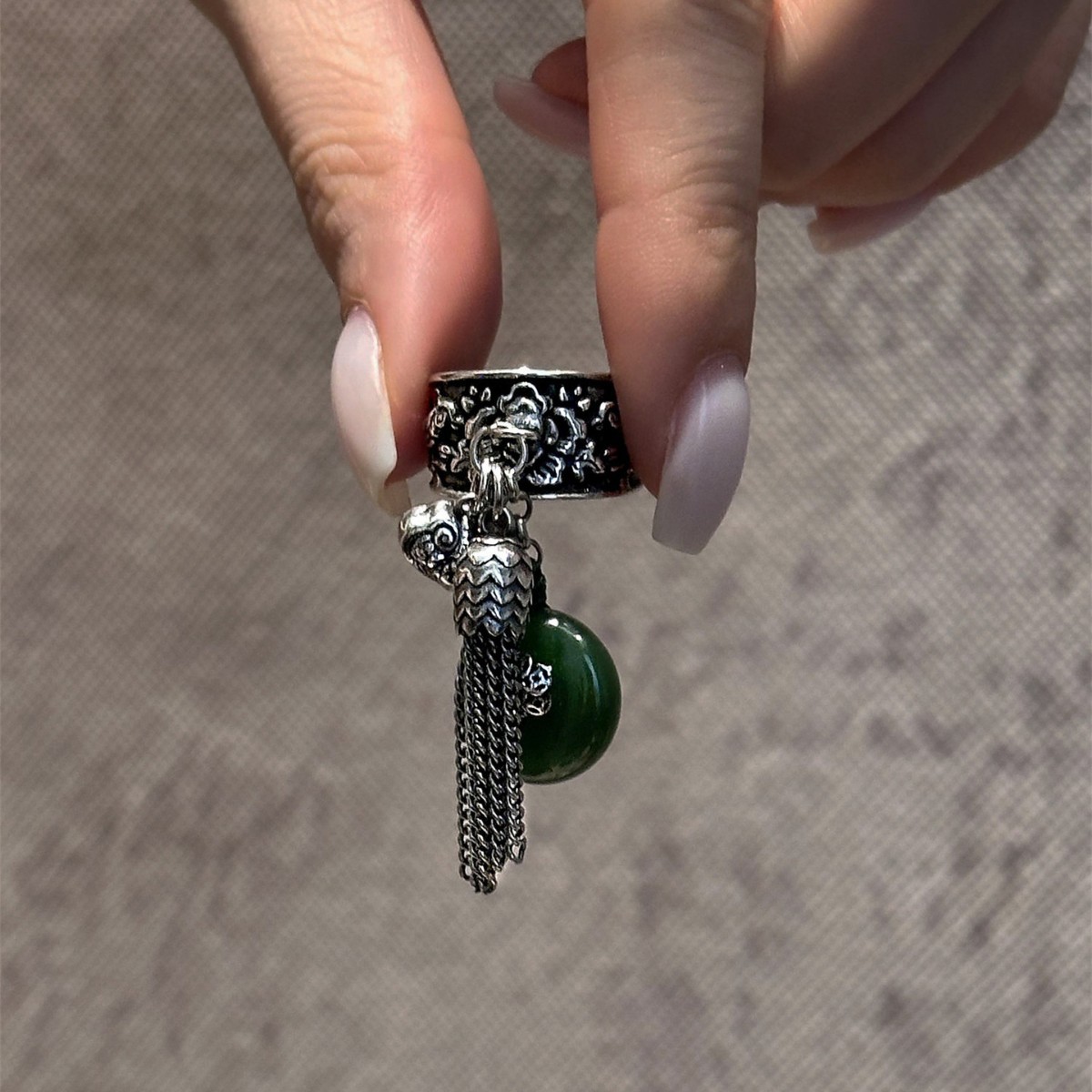 WJFH-ARTS ใหม่สไตล์จีนวินเทจลา - Resin Art Ring Design บทวิจารณ์และราคา