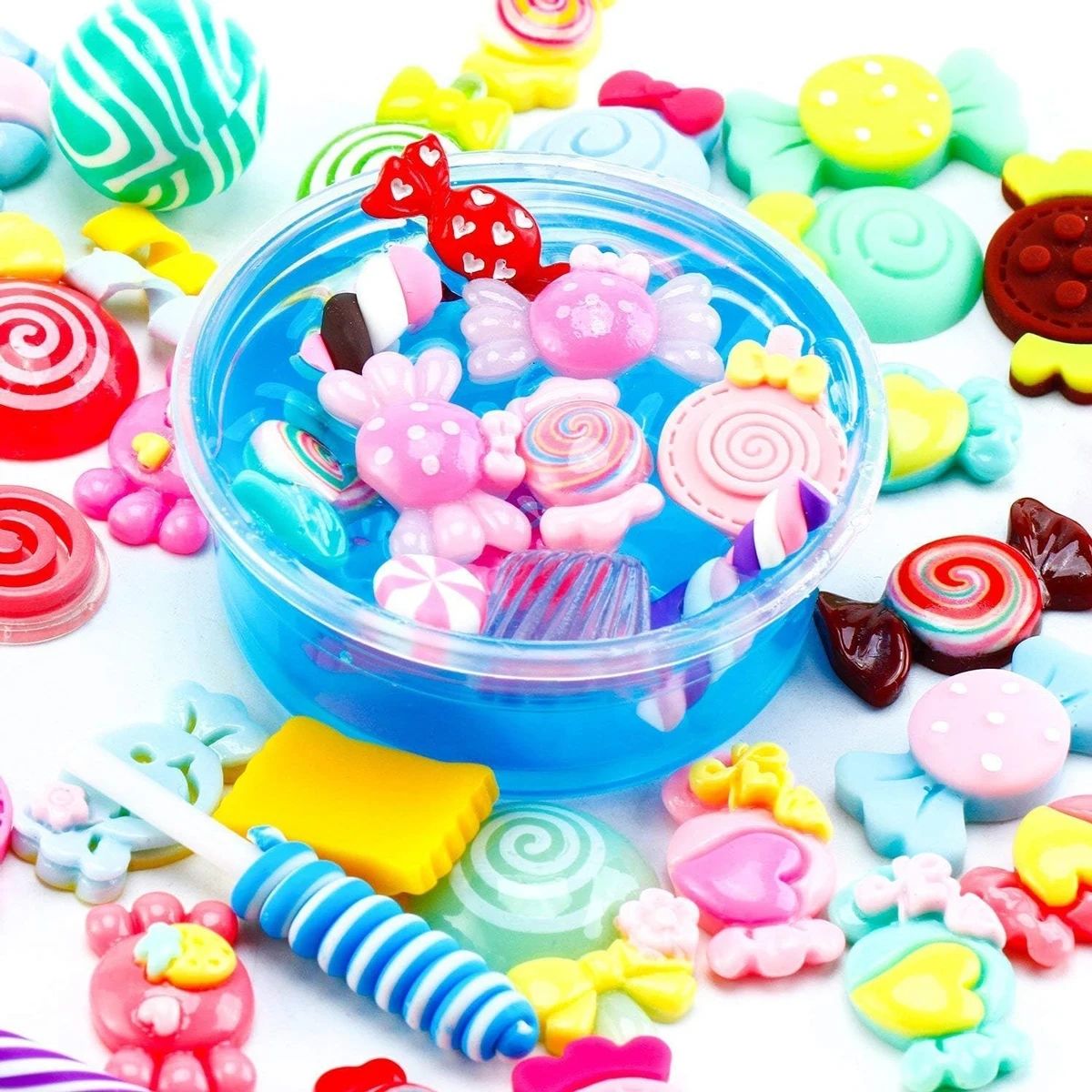 30pcs สุ่ม Candy Slime Charms  - Resin Art Craft บทวิจารณ์และราคา