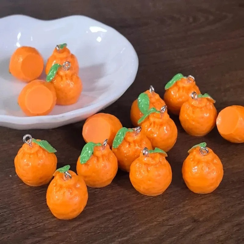 ชาร์มเรซิ่นรูปส้มแมนดาริน 3 มิ - Resin Art Craft บทวิจารณ์และราคา