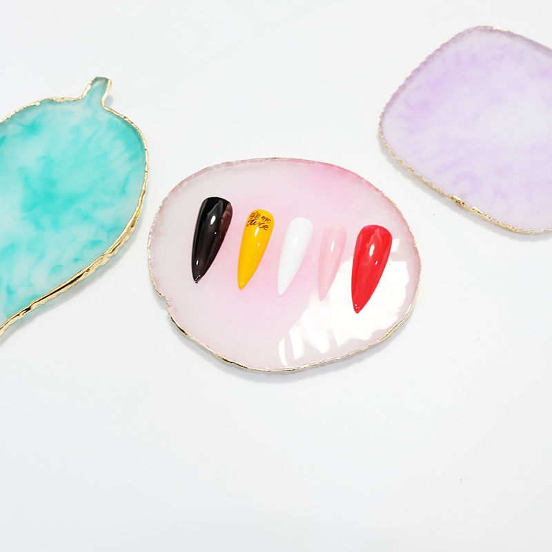 เรซิ่นหินสีเจลเล็บผสมวาดสีแผ่น - Resin Art Design บทวิจารณ์และราคา