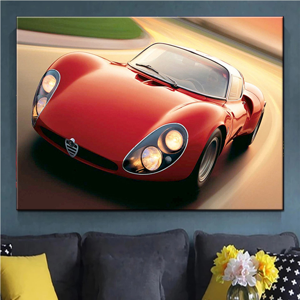 ภาพวาดเพชรติดเพชร Lamborghini  - Resin Art Images บทวิจารณ์และราคา