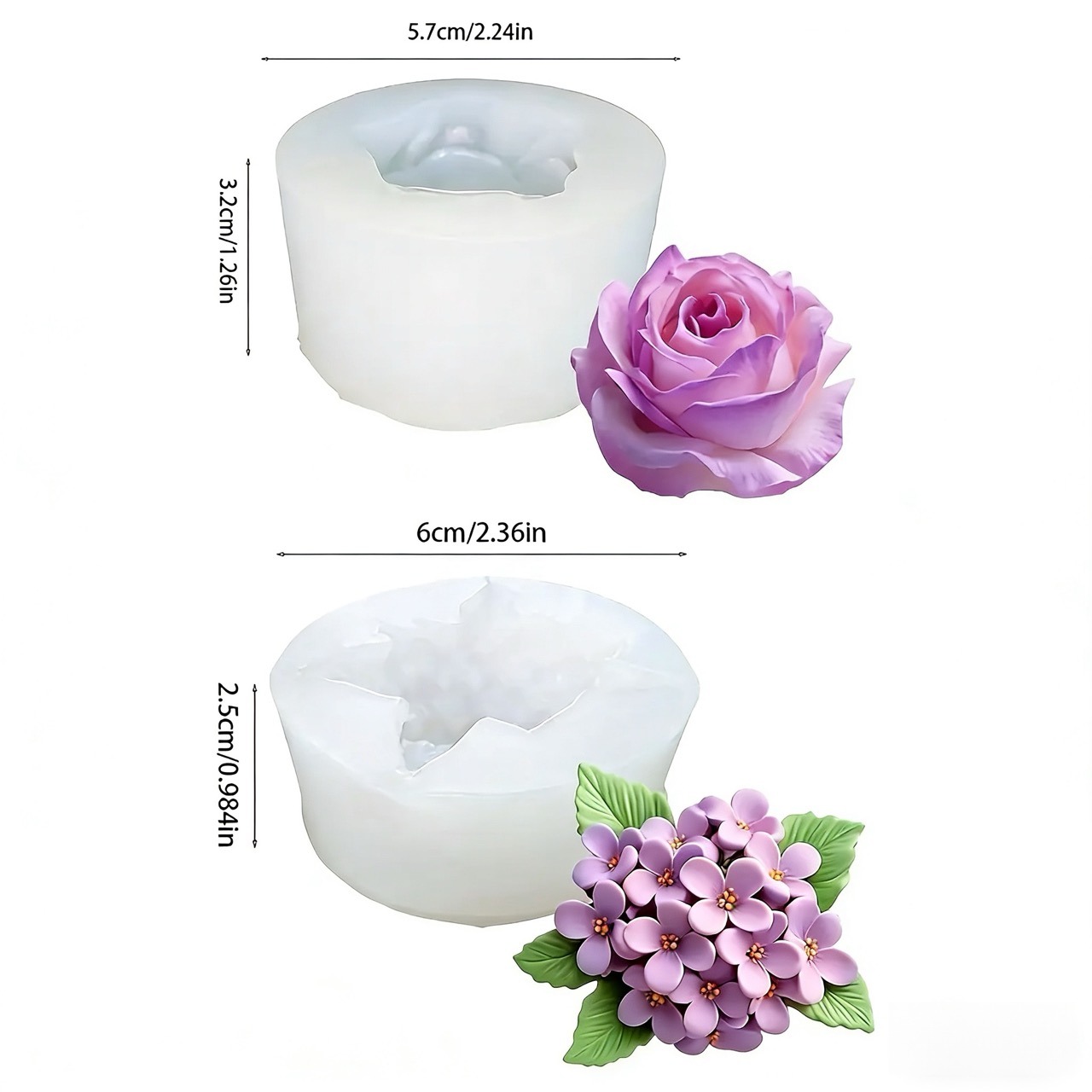 แม่พิมพ์ซิลิโคนรูปดอกไม้ 3 มิต - Resin Art For Wedding Gift บทวิจารณ์และราคา