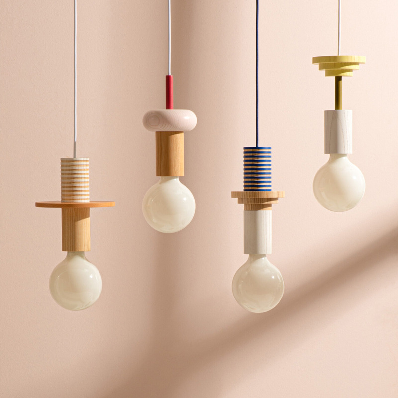 JUNIT โคมไฟแขวนเพดาน โคมไฟ LED - Resin Art With Wood บทวิจารณ์และราคา