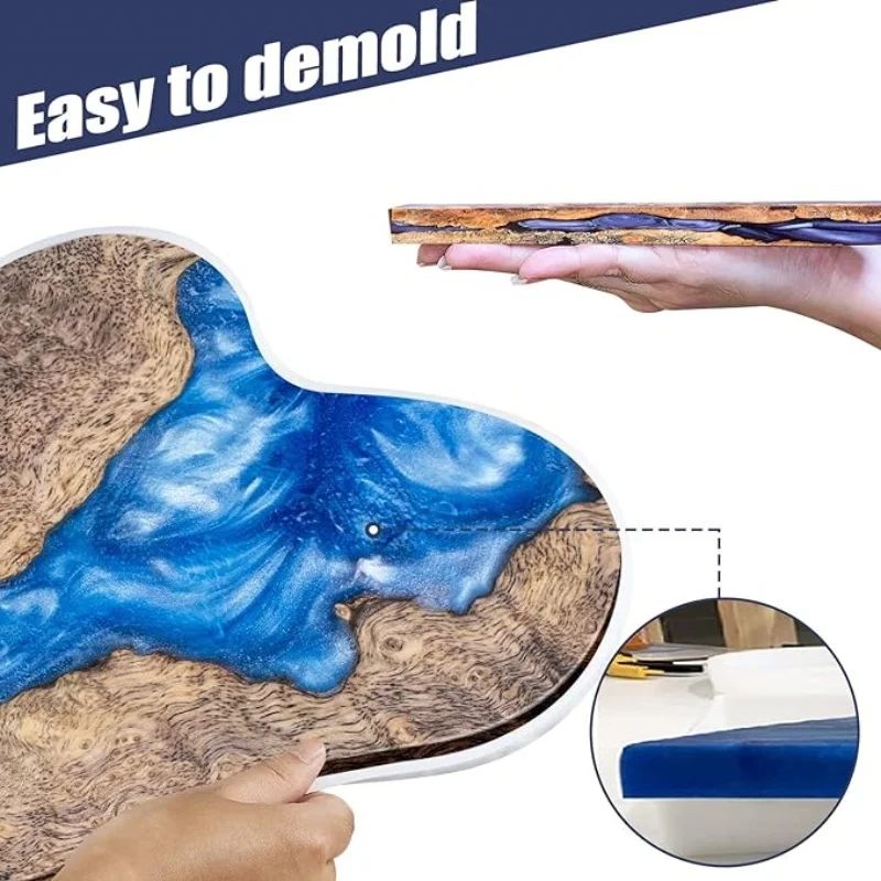 ขนาดใหญ่เรซิ่นตารางแม่พิมพ์ 24 - Resin Art Coffee Table บทวิจารณ์และราคา