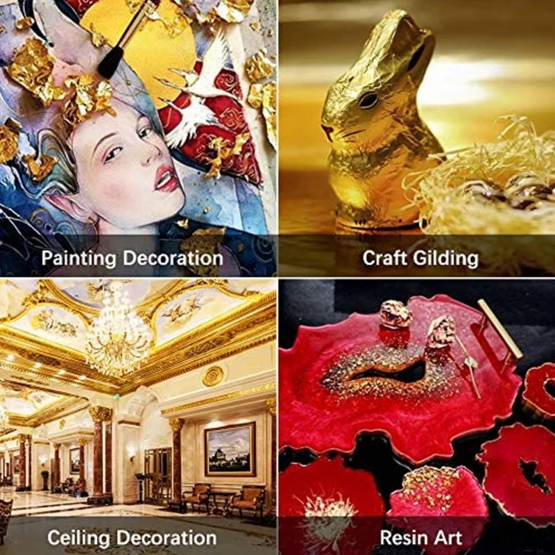 กระดาษฟอยล์ทองแดงสีทอง/เงิน/ทอ - Resin Art Anniversary Gift บทวิจารณ์และราคา