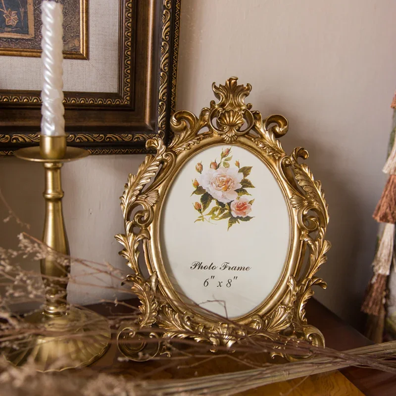 กรอบรูปเรซินทรงวงรีสีทองสไตล์เ - Resin Art For Wedding Gift บทวิจารณ์และราคา